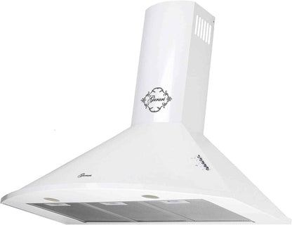 GCH C 046 WH 9 N Hotte Murale 90 Cm Blanc Aspiration 1000 M³/H 3 Niveaux Hotte Aspirante