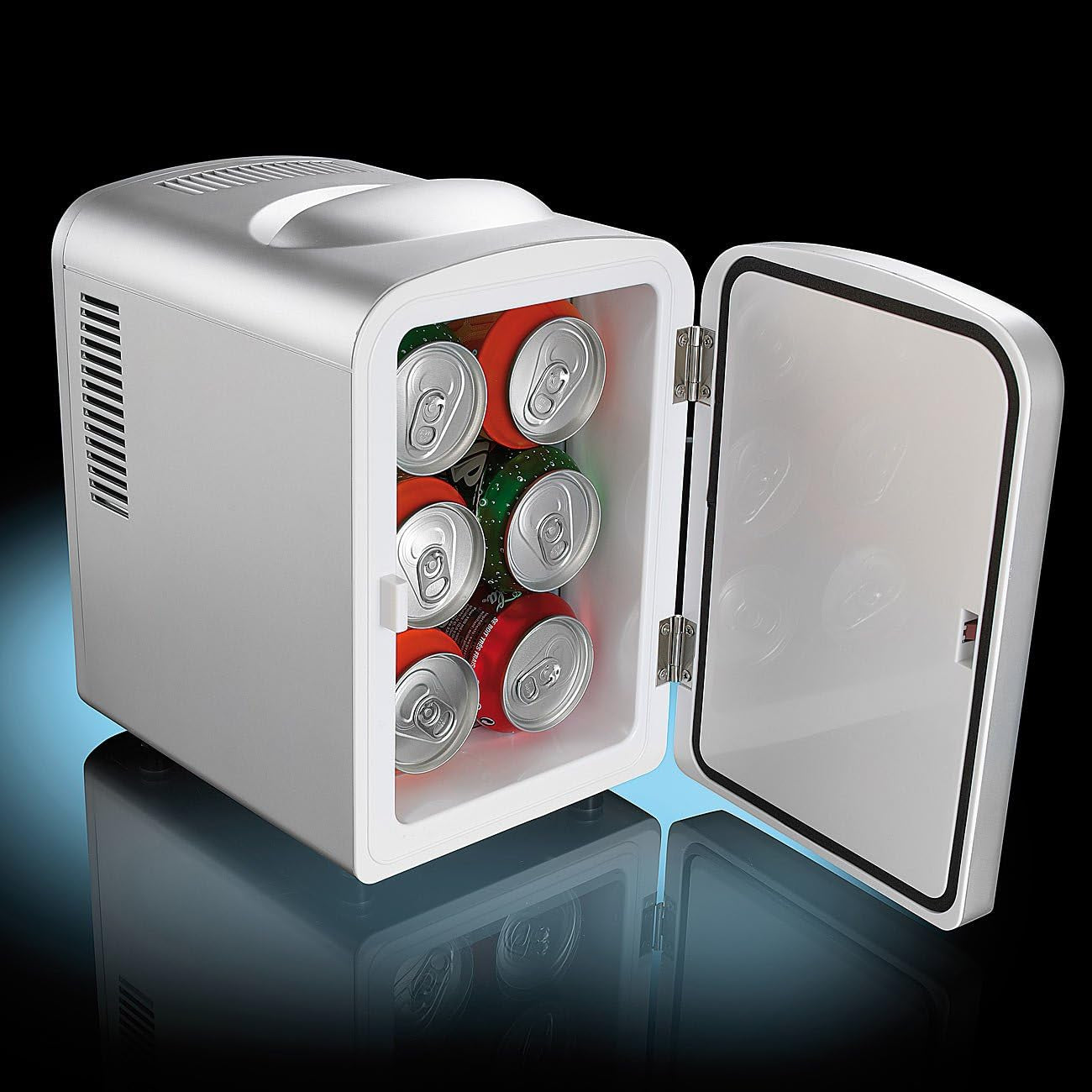 Rosenstein & Söhne Mini Réfrigérateur 2 En 1 Avec Prise 12/230 V - Gris