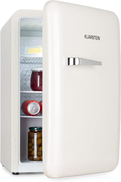 Audrey Mini - Petit Réfrigérateur, Mini-Bar Compact, Autonome, Réfrigération Par Compression, Capacité, Réfrigération : 0-10 °C, Mini-Réfrigérateur D'Une Capacité De 70 Litres, Blanc
