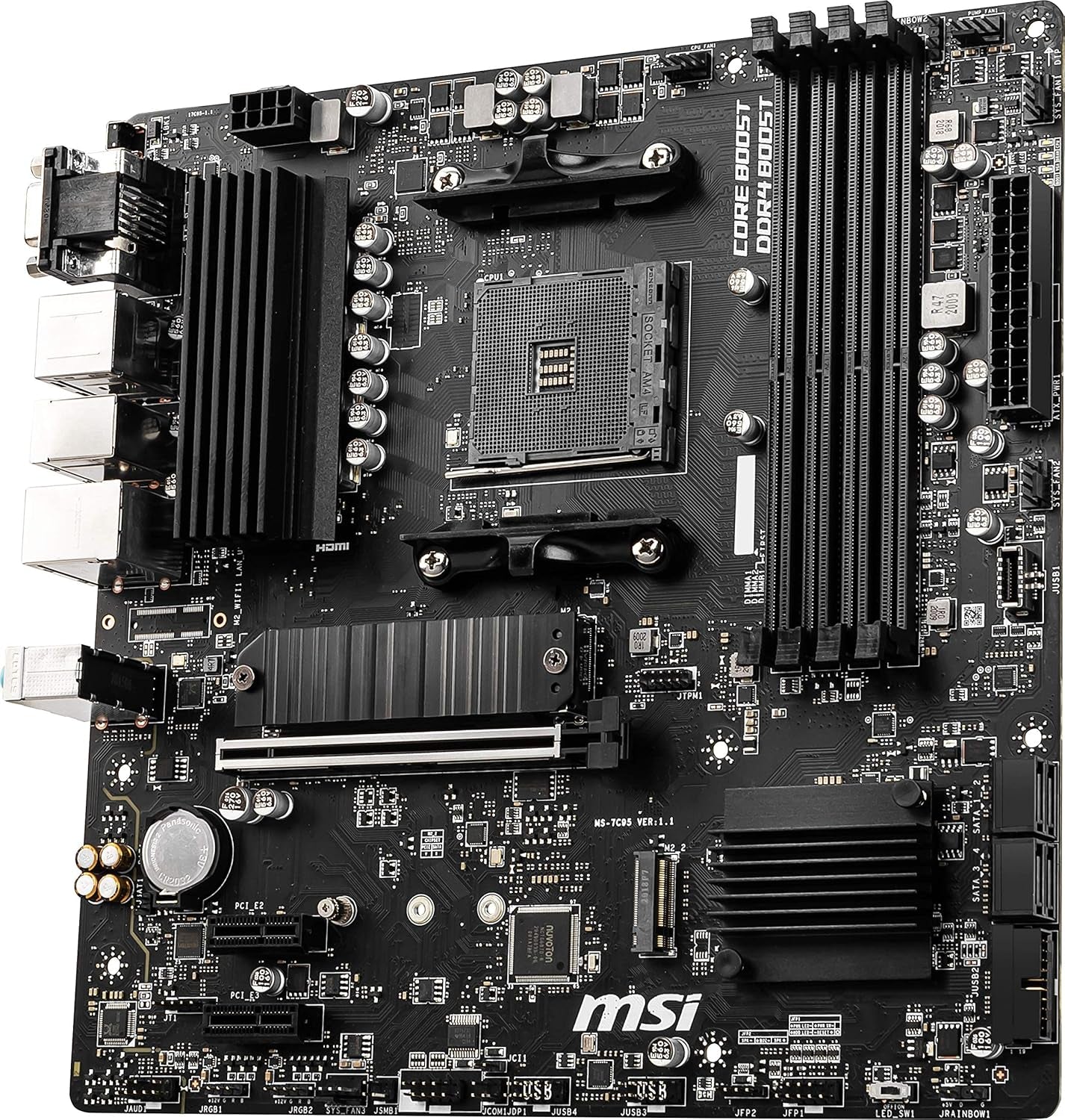 MSI B550M Pro-Vdh Carte Mère AMD B550 Emplacement AM4 Micro ATX