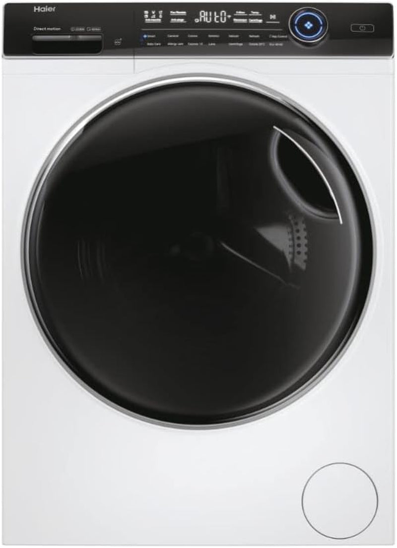 HW90-B14979TU1IT I-Pro Series 7 plus Slim Machine À Laver À Chargement Frontal 9 Kg, 1400 Tours, Libre Installation, Moteur Direct Motion, 14 Programmes, 60 X 44 X 85 Cm, Classe A, Blanc/Noir
