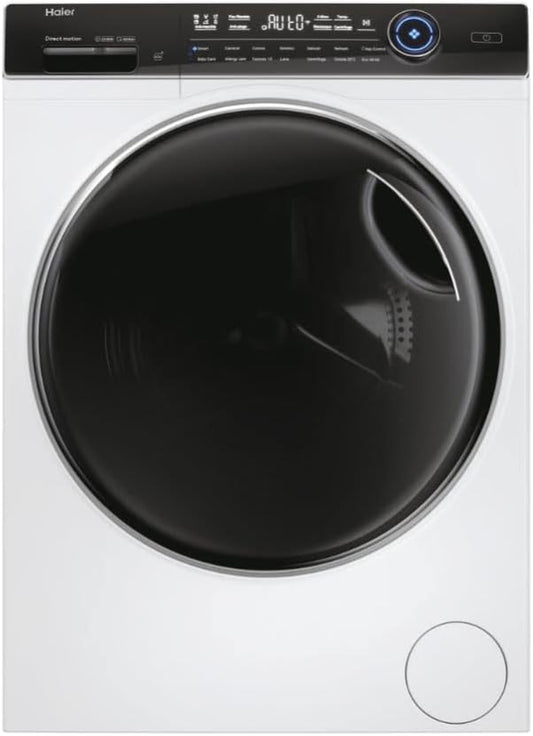 HW90-B14979TU1IT I-Pro Series 7 plus Slim Machine À Laver À Chargement Frontal 9 Kg, 1400 Tours, Libre Installation, Moteur Direct Motion, 14 Programmes, 60 X 44 X 85 Cm, Classe A, Blanc/Noir