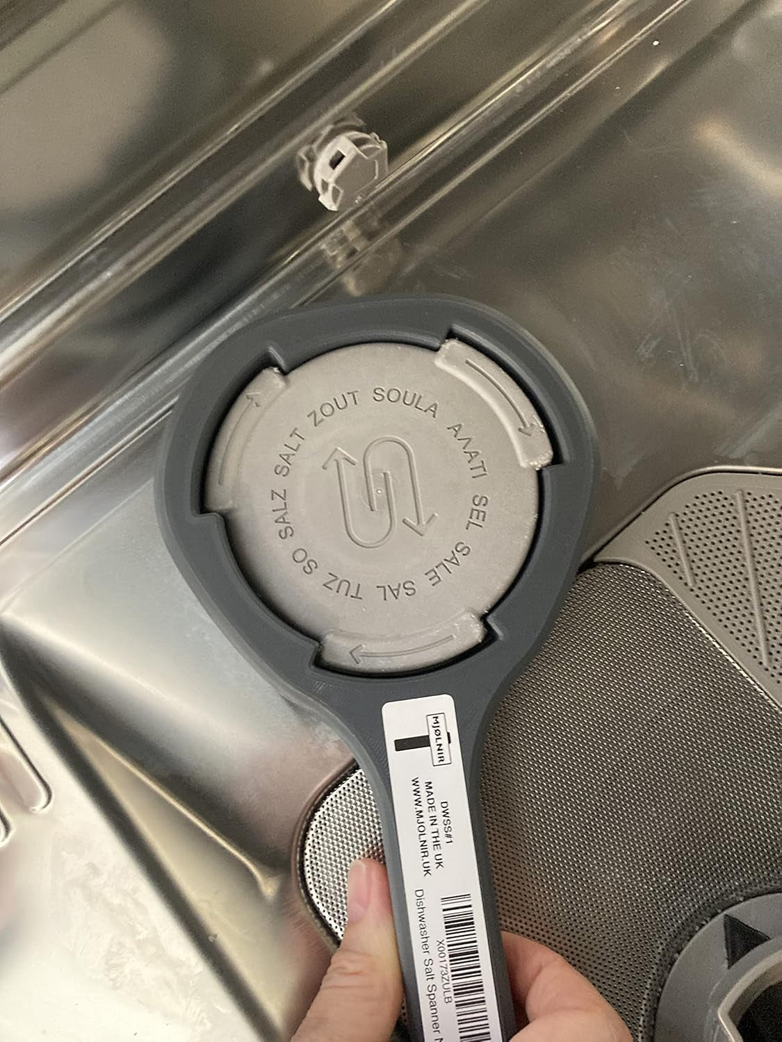Clé À Bouchon De Sel Pour Lave-Vaisselle (Pour Siemens, Bosch, Neff Et Autres) Pour Un Retrait Facile Des Bouchons Coincés Du Compartiment À Sel Du Lave-Vaisselle.