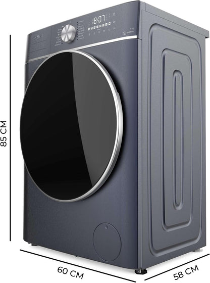 Lave Linge Frontal Bolero Dresscode 7150 Inverter A, Machine À Laver 7 Kg, 1400 Tr,Min, 12 Programmes, Classe A, Inverter Plus, Steam Max, Drum Clean, Départ Différé, Sécurité Enfant