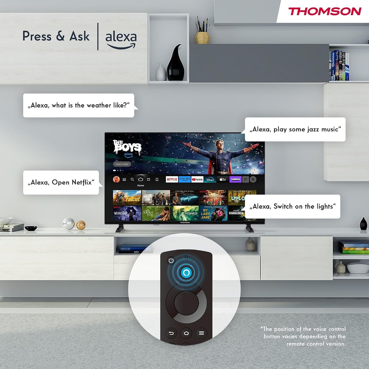 TV 40 Pouces (100 Cm) FHD Smart Fire TV, Commande Vocale Alexa, Triple Tuner (DVB-T/T2/C/S/S2), Dolby Audio, DTS Virtual:X, HDR10, Airplay, Wifi, Bluetooth, HDMI- 40FF2S34