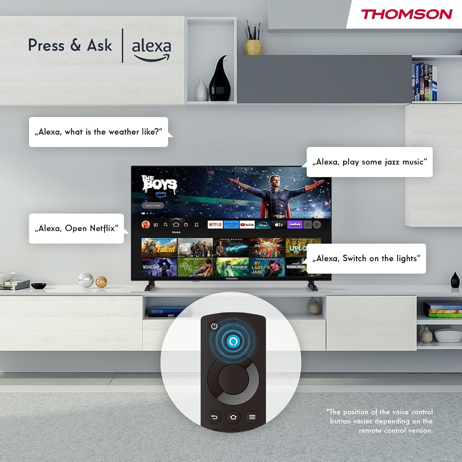 TV 40 Pouces (100 Cm) FHD Smart Fire TV, Commande Vocale Alexa, Triple Tuner (DVB-T/T2/C/S/S2), Dolby Audio, DTS Virtual:X, HDR10, Airplay, Wifi, Bluetooth, HDMI- 40FF2S34