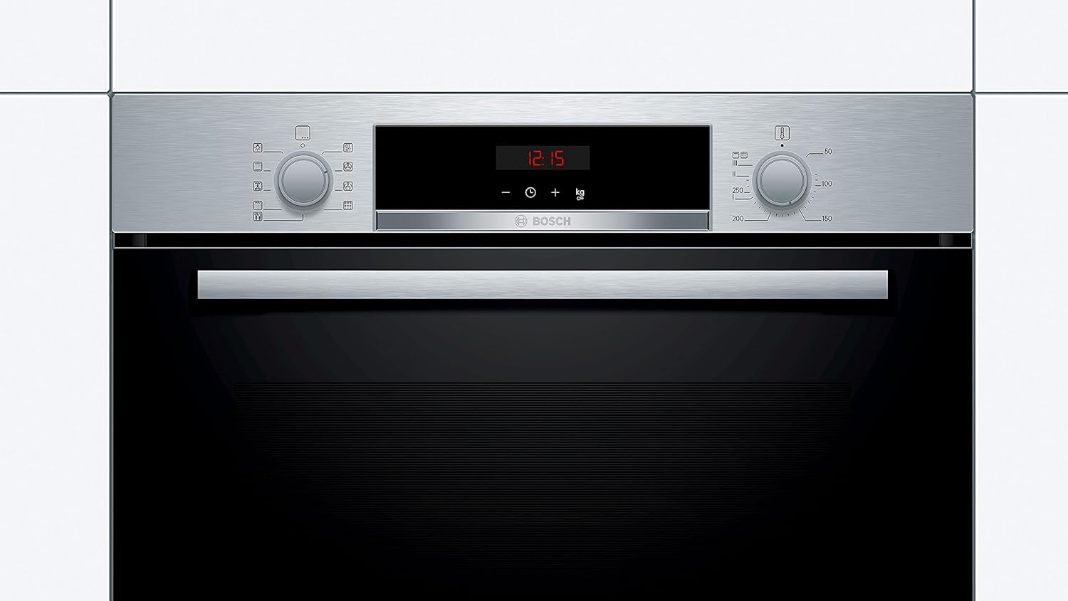 HBA573BR0 Four Intégrable Série 4 - Four Multi-Fonctions - Pyrolyse - 3600 W - Grande Capacité De 71L - Inox