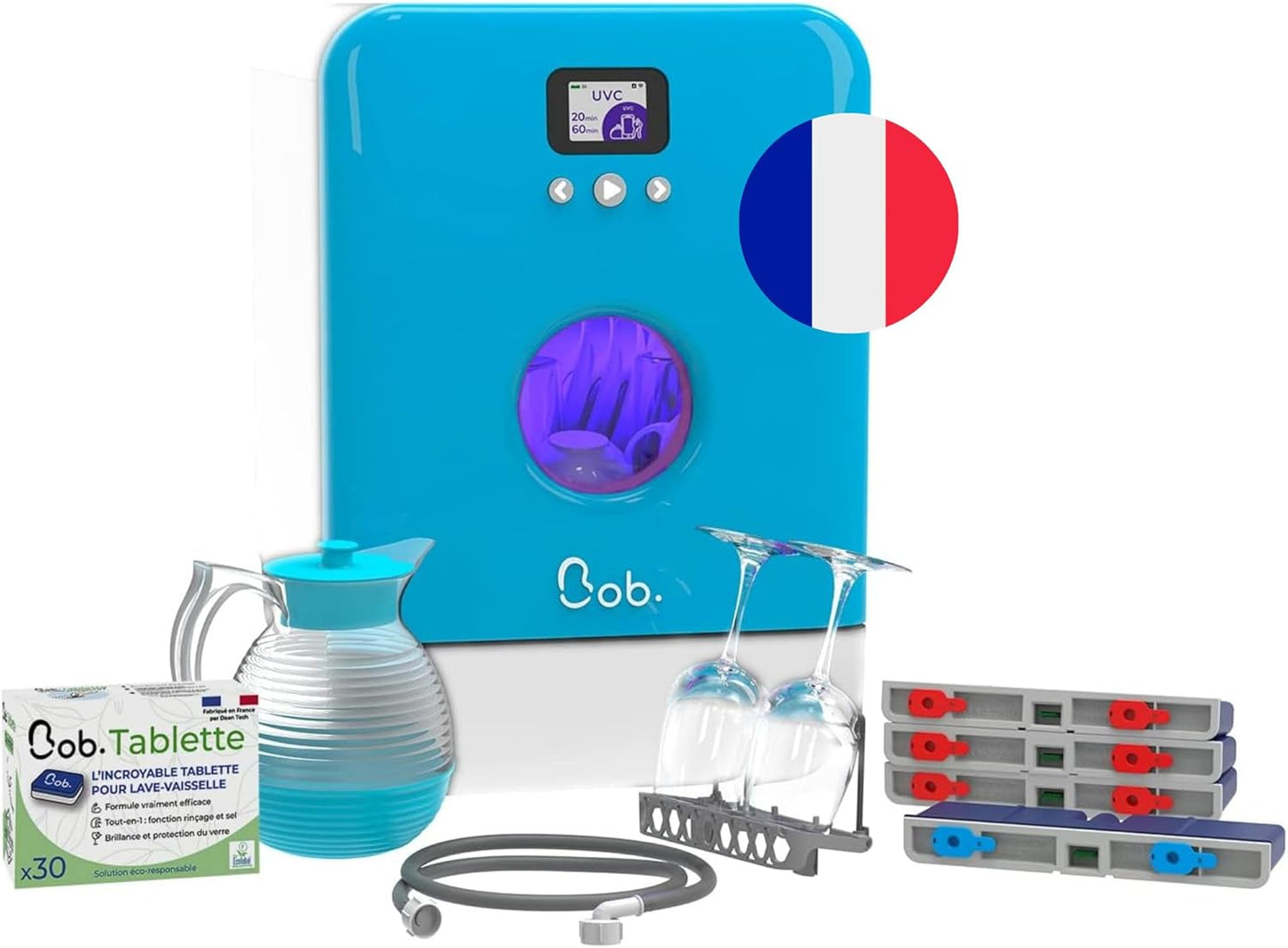 Bob Mini Lave Vaisselle (Premium, Blue)