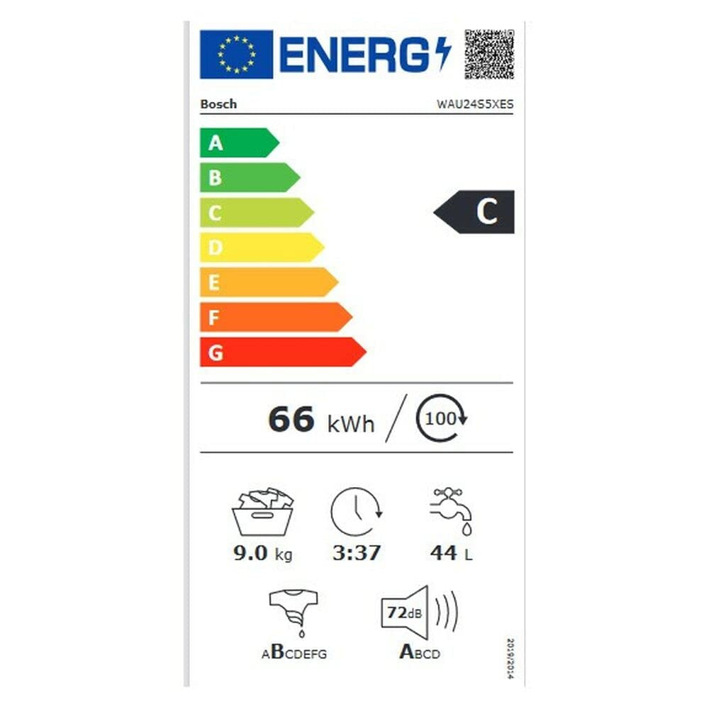 Serie 6 WAU24S5XES Lavadora Carga Frontal 9 Kg 1200 RPM C Acero Inoxidable