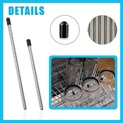 Lot De 8 Supports De Pour Lave-Vaisselle, Porte-Bouteilles Et Porte-Verre En Acier Inoxydable Pour Lave-Vaisselle/Lave-Vaisselle, Bouteilles Universels Pour Lave-Vaisselle