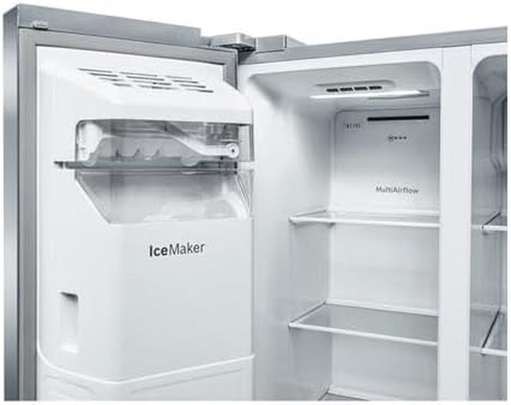 Neff KA3923IE0 Frigo Américain Autoportante 562 L E Noir, Gris