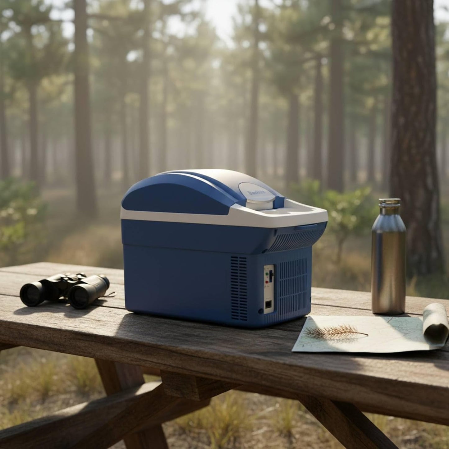 Réfrigérateur Voiture, Glacière Électrique, Mini Congélateur Compresseur | Double Alimentation Glacière Et Compact Réfrigérateur Portable Pour Camping, 8 Litres, Modèle Numérique 12V/24V/220V