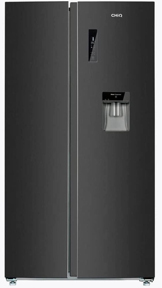 FSS559NEI42D Réfrigérateur Congélateur American, 559L, Froid Ventilé,No Frost, Noir,39Db, Distributeur D'Eau 5.5 Litres