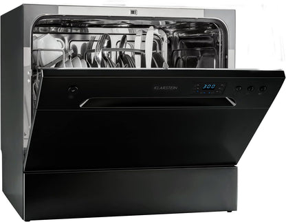 Mini Lave Vaisselle De 6 Couvert, Lave-Vaisselles Silencieux, 6 Programmes De Lavage, Petit Lave-Vaisselle De Table Compact, Lave Vaisselle Portable, Facile À Installer Pour Maison, Bureau