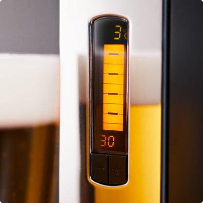 – Pack Tireuse À Bière + 1 Fût Leffe Blonde 6L – Machine Pression À Domicile – Refroidissement À 3°C – 30 Jours Fraîcheur – Écran LED Température – Idée Cadeau Amateur Bière