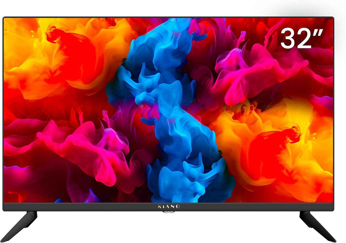 Slimtv 32", Téléviseur Slimtv, HD, HDMI, Dolby Audio, 81,3 Cm (32 Pouces), 1366 X 768 Pixels, LED, DVB-C, DVB-T, Noir
