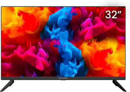 Slimtv 32", Téléviseur Slimtv, HD, HDMI, Dolby Audio, 81,3 Cm (32 Pouces), 1366 X 768 Pixels, LED, DVB-C, DVB-T, Noir