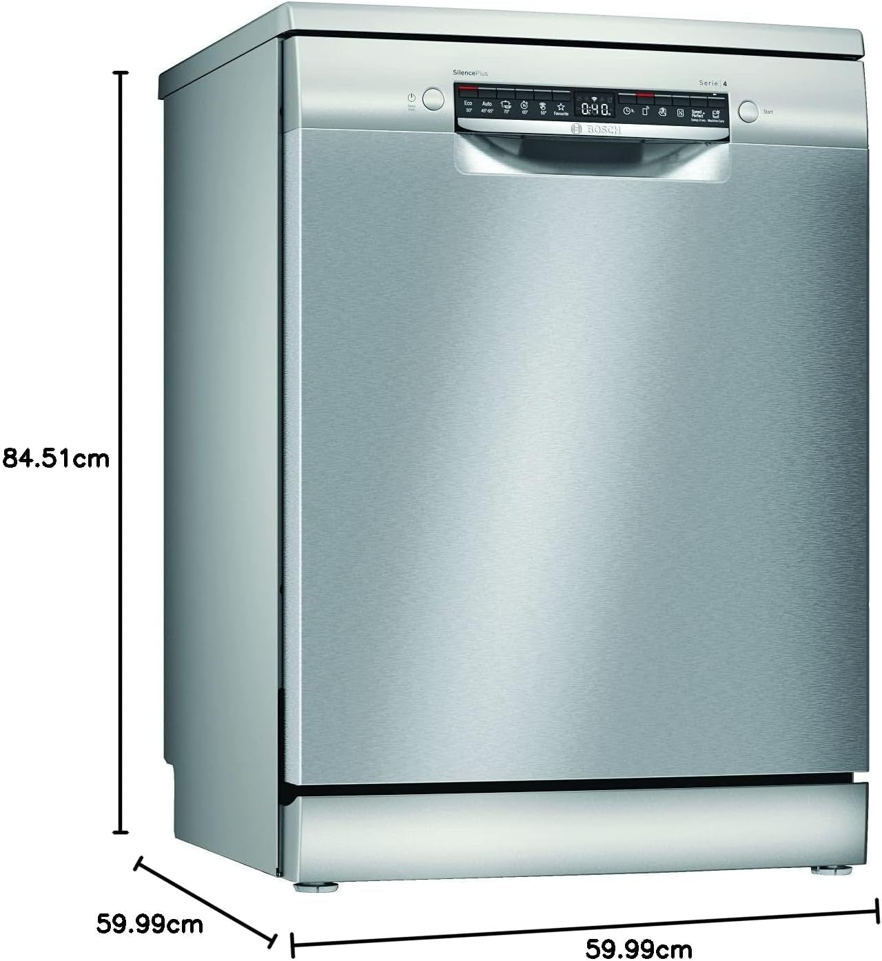 Électroménager SMS4EVI14E Série 4 Lave-Vaisselle De Libre Position 60 Cm Inox