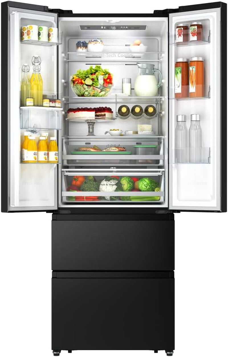Hisense RF632N4WFE Réfrigérateur Congélateur Noir 70 X 200 Cm