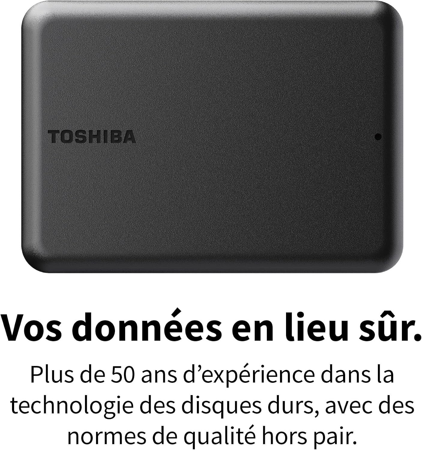 Canvio Partner 1TB - Disque Dur Externe Portable 2,5'', USB 3.2, Compatible Mac Et Windows. (HDTB510EK3AB)