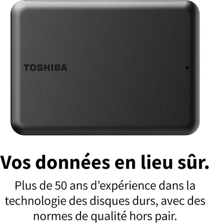 Canvio Partner 1TB - Disque Dur Externe Portable 2,5'', USB 3.2, Compatible Mac Et Windows. (HDTB510EK3AB)