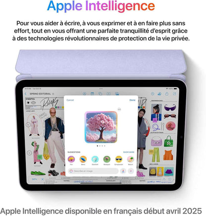 Ipad Mini (A17 Pro) : Écran Liquid Retina 8,3 Pouces, 128 Go, Wi-Fi 6E, Caméras Avant/Arrière 12 Mpx, Touch ID, Autonomie D’Une Journée - Gris Sidéral