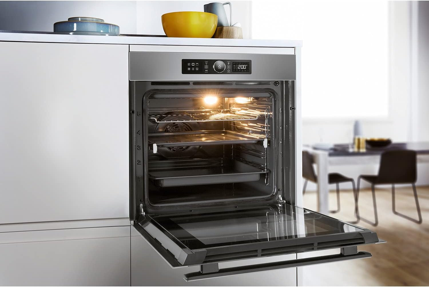 Whirlpool Absolute AKZ96220IX - Four, Intégré, Fermeture Amortie Et Fonctions Star Clean, 73 L, Inox