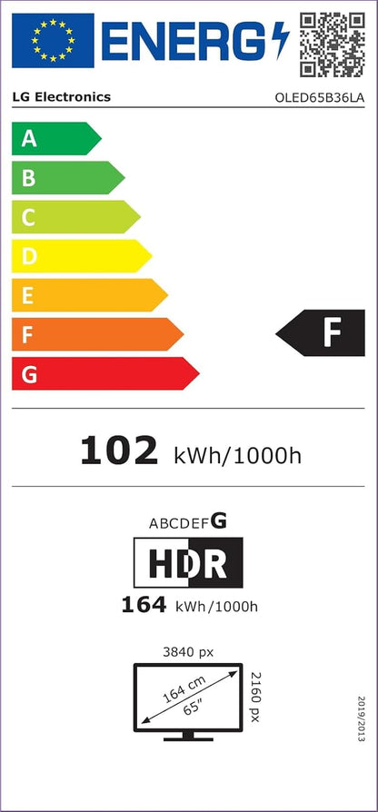 LG TV OLED 2023 | OLED65B3 | 65'' (164 Cm) | OLED | Processeur Α7 AI Gen6 4K, Gris Foncé/Noir