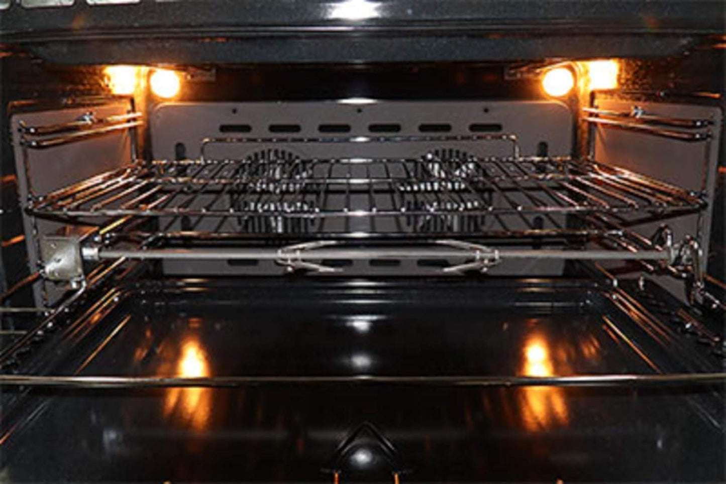 Kaiser HGE 93505 R Gaz Electrique Cuisinière 90Cm/Four Électrique/Cuisinière/ 115L / Plaque De Cuisson Au Gaz/ 4,5 Kw WOK/ 8 Fonctions/Autonettoyage/Gaz Naturel Et Propane Possibles/Qualité De Luxe