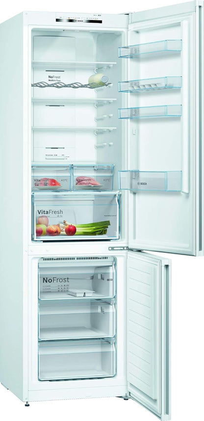 Réfrigérateur Congélateur Bas KGN39VWEA Série 4, Vita Fresh, 203 X 60 Cm, Blanc