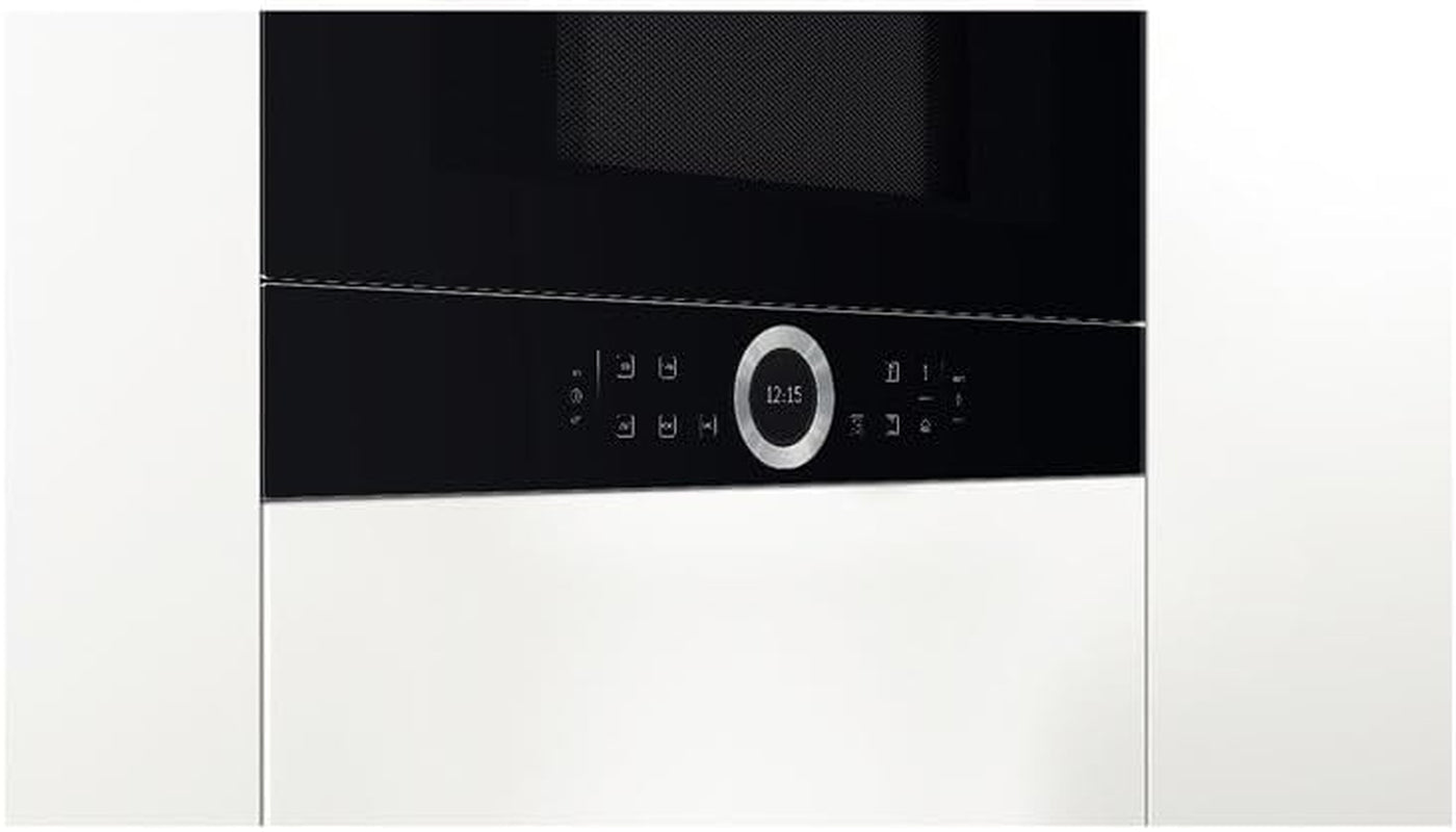 BFL634GB1 Micro-Ondes Intégrable - Série 8 - 60 X 38 Cm - 21 Litres - Noir