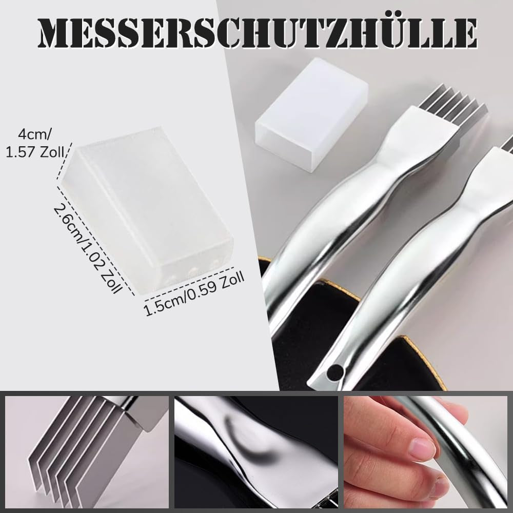 Shred Silk the Knife, 2024 New Couteau À Oignon Vert Haché En Acier Inoxydable, Couteau À Déchiqueter, Couteau À Déchiqueter, Gadget Multifonctionnel Pour Trancher Les Aliments Ménagers (1Pcs)