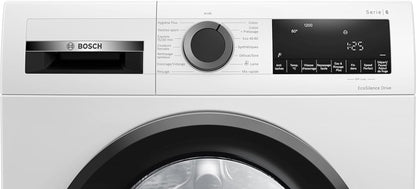 WGG14201FR Lave-Linge Pose-Libre Série 6 Front - Ecosilence Drive - 9 Kg - 1200 Trs/Min - 63L - Blanc