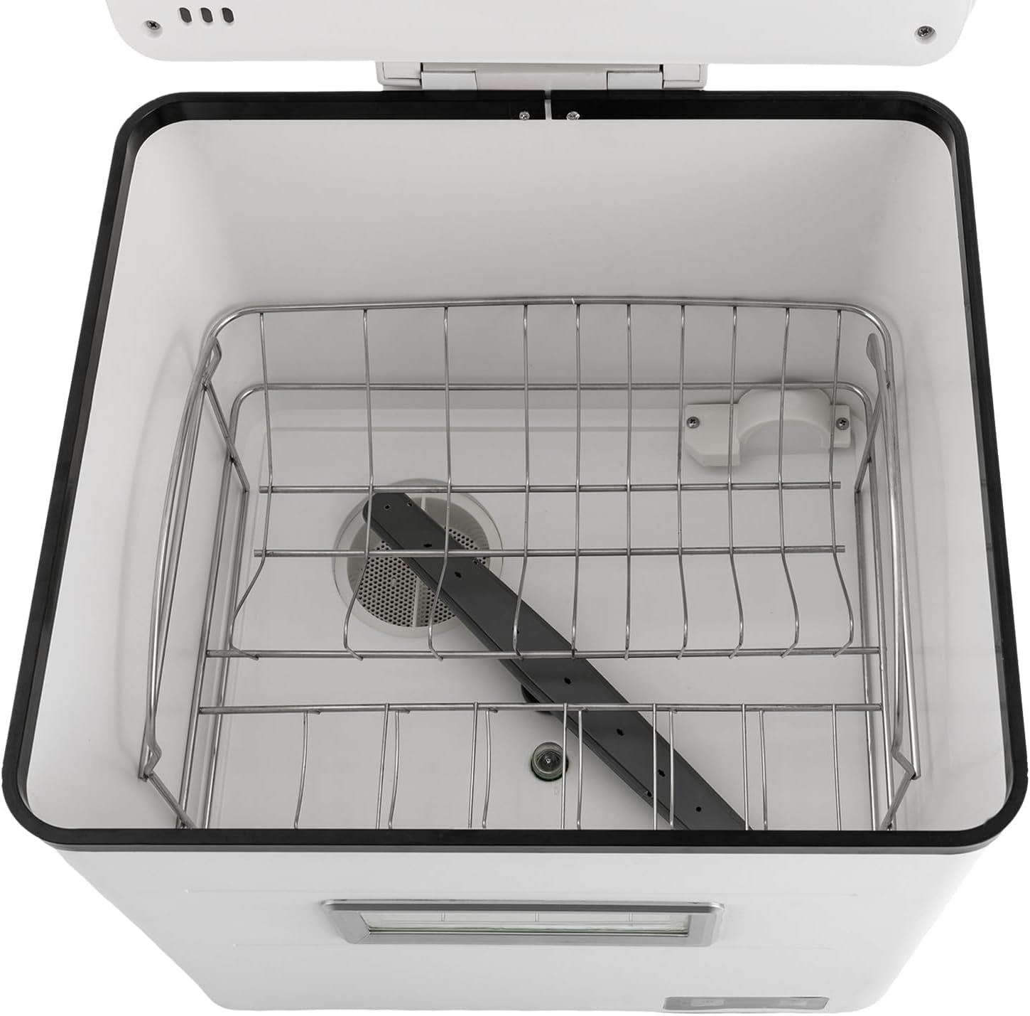 DSYOGX Évier De Table, 220 V, Petit Lave-Vaisselle, Réservoir D'Eau De 12 L, Avec Spray Rotatif Pour 6 Couverts, Démarrage En Une Touche, Blanc