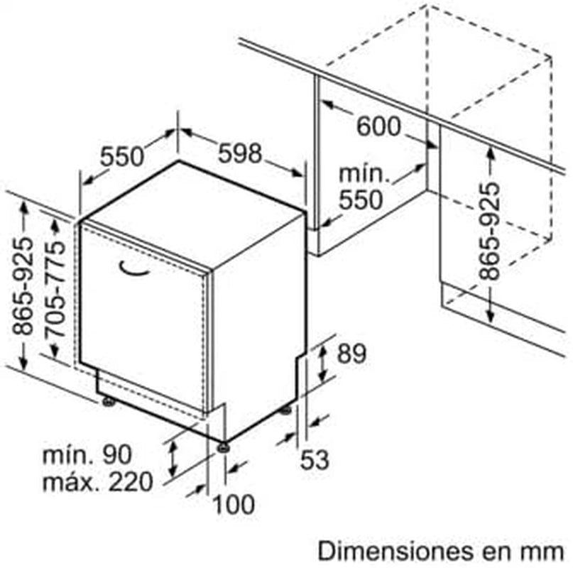 Iq500 SX65ZX49CE Lave-Vaisselle Entièrement Intégré 14 Couverts C