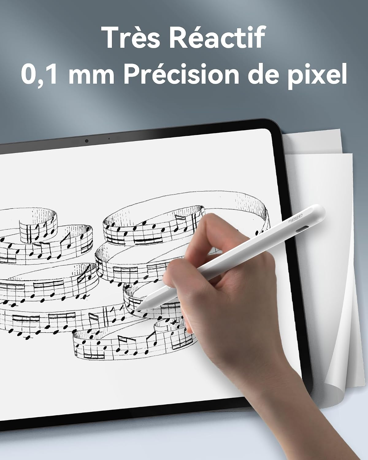 Stylet A11 Compatible Avec Apple Ipad 2018-2026，2X Charge Rapid | Rejet De Paume Stylus Pencil Pour Ipad 11 A16/10/9/8/7/6,Pro 3/4/5/6/M4/M5,Air 3/4/5/M2/M3/M4,Mini 5/6，Crayon Ipad