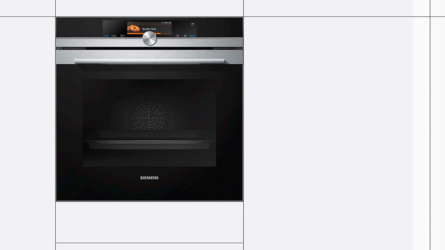 HS658GXS7 Iq700 Four À Vapeur Encastrable A+ / Smart Home Compatible via Home Connect/Coolstart Pas De Préchauffage/Capteur De Cuisson/Air Chaud 4D