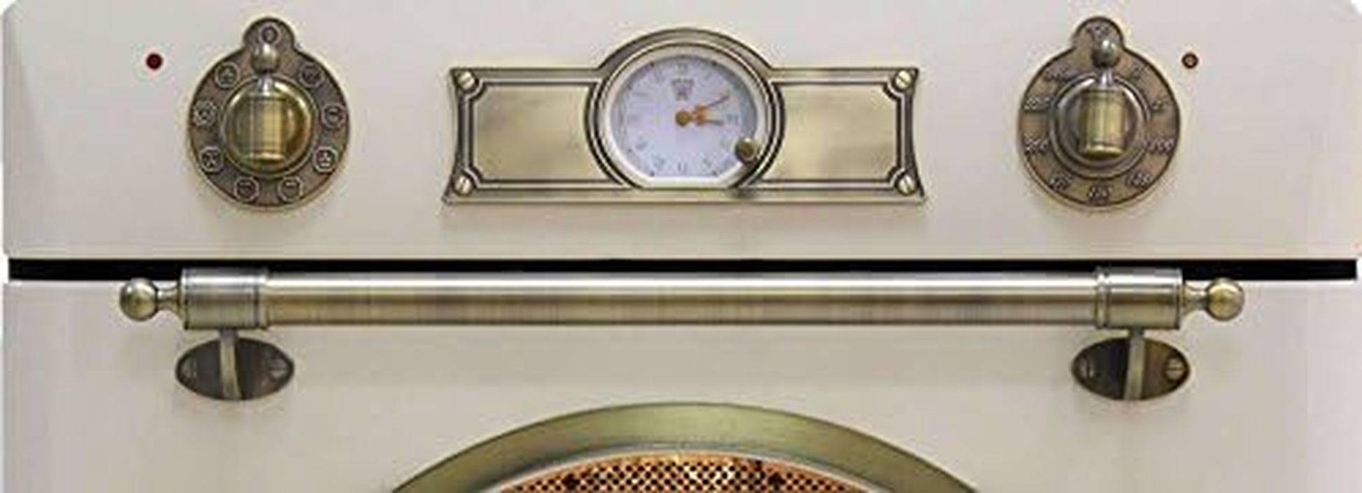 EH 6355 Elfem Four Encastré Électrique 67L + KCT 7795 Elfem Plaque De Cuisson À Induction 77 Cm - Ivory/Luxe/Rétro/8 Fonctions/Autosuffisant