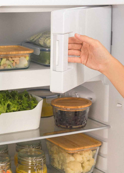/ RETRO FRIDGE 150 Brique/Réfrigérateur Sable Avec Poignée Brique Et Congélateur 281L / 102W, Faible Consommation, 150 Cm, 3 Étagères, Régulateur De Température, 60X60X150 Cm