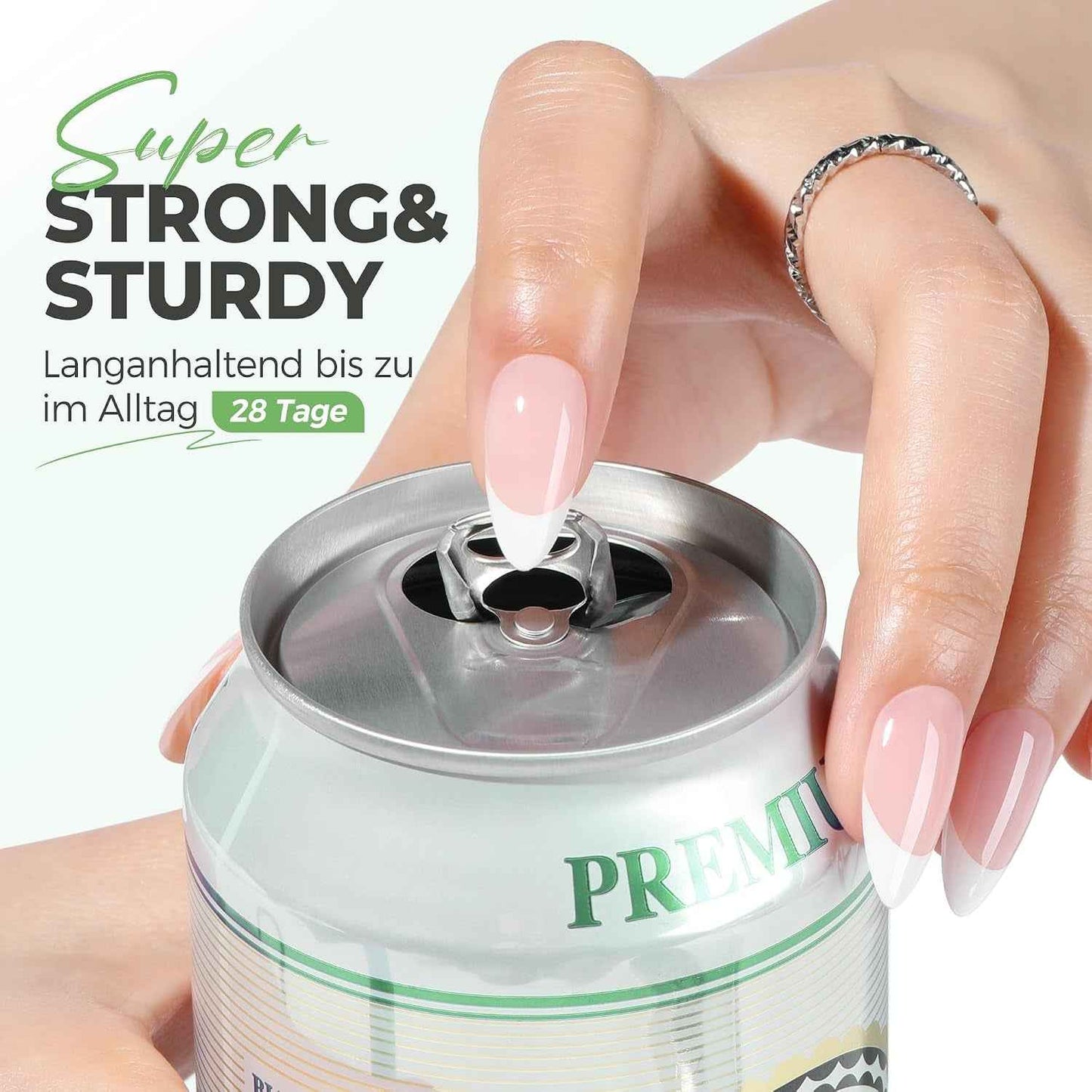 Colle À Ongles Pour Ongles Press on Nails : Séchage Rapide En 10 Secondes, Pas Besoin De Lampe UV, Colle Gel 3 × 5 Ml, Super Forte Pour Faux Ongles, Faux Ongles Et Ongles En Acrylique