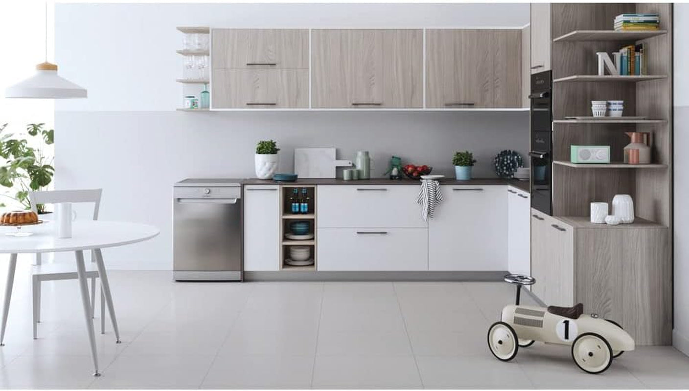 INDESIT - DFE1B19X - Lave-Vaisselle Posable 14 Couverts 49Db 12L A+ Inox