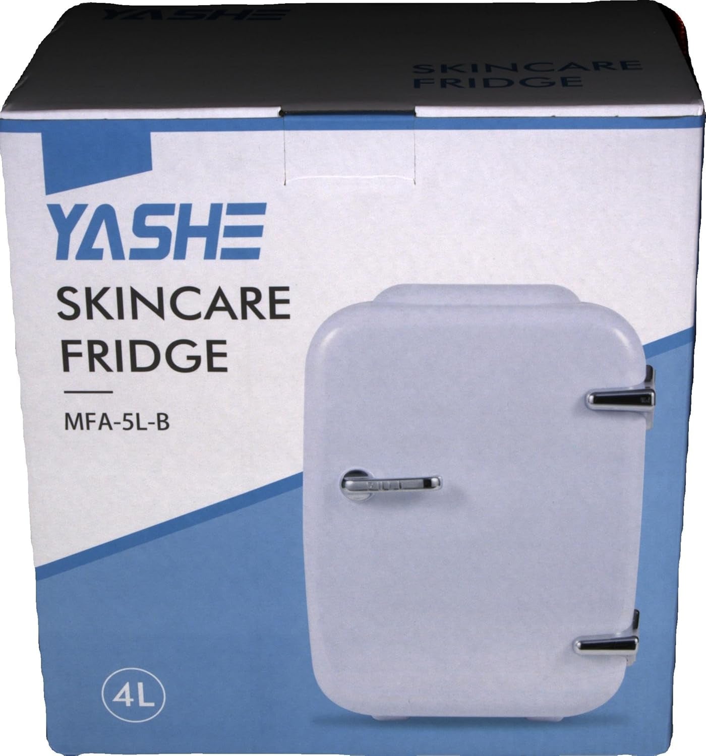Mini Frigo De Chambre, 4 Litres/ 6 Canettes, Petit Frigo Thermoélectrique CA/CC Pour Boissons, Nourriture, Beauté, Bureau, Dortoir, Voiture, Blanc