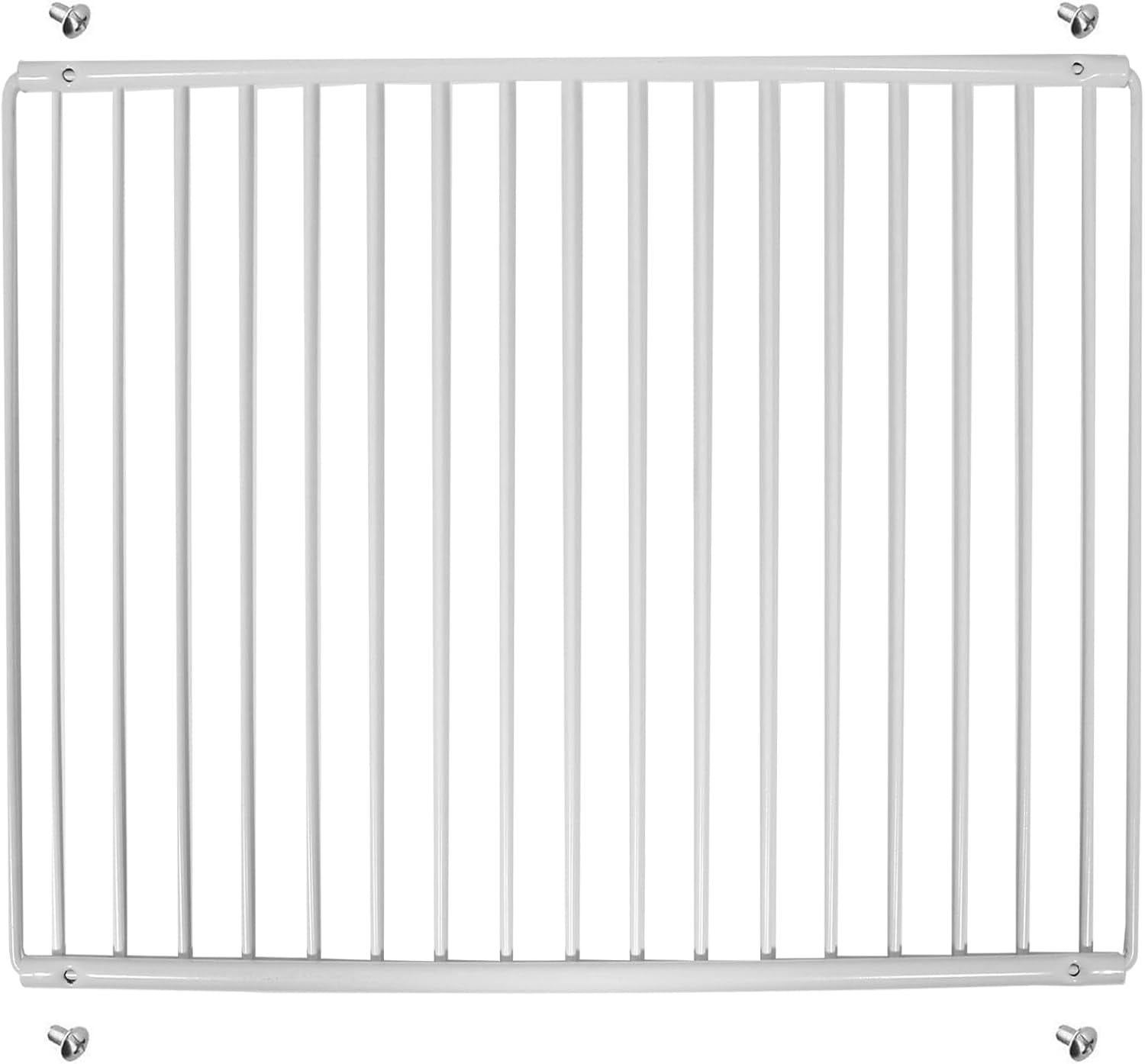 Étagère De Réfrigérateur Compatible Avec Beko Réfrigérateur/Congélateur Réglable Revêtement Plastique Blanc Extensible (Lot De 2 Étagères, Grand, 425 Mm – 670 Mm X 320 Mm)