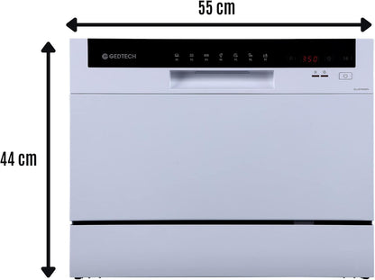 - Lave Vaisselle GLV - 6/9/12 Couverts - 49 Db - Départ Différé (6 Couverts, Blanc)