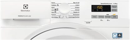 EW6F512U Machine À Laver À Chargement Frontal Perfectcare 600 Avec Technologie Sensicare System Avec Panier Doux Care 10 Kg, Classe A, Blanc [Classe D'Efficacité Énergétique A]