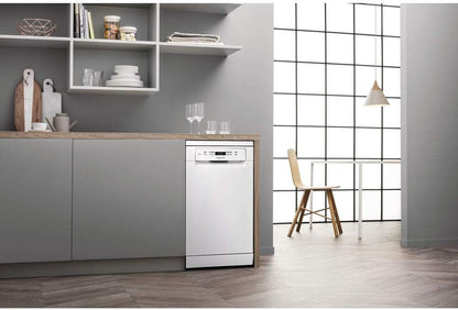 Hotpoint HSFC 3T127 C Lave-Vaisselle Autonome 10 Places A++ - Lave-Vaisselles (Autonome, Compact (45 Cm), Blanc, Blanc, Tactil, LED)