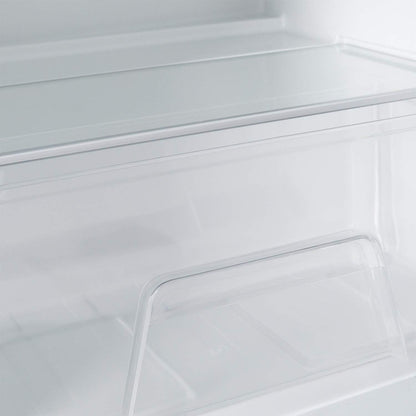 / RETRO FRIDGE 150 Silver/Réfrigérateur Noir Avec Poignée Argent Et Congélateur 281L / 102W, Faible Consommation, 150 Cm, 3 Étagères, Régulateur De Température, 60X60X150 Cm