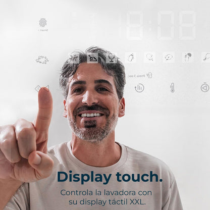 Lave Linge Frontal Bolero Dresscode 7150 Inverter A, Machine À Laver 7 Kg, 1400 Tr,Min, 12 Programmes, Classe A, Inverter Plus, Steam Max, Drum Clean, Départ Différé, Sécurité Enfant