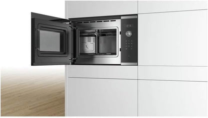 BFL554MS0 Série 6 - Micro-Ondes Intégrable - 59 X 38 Cm - 25 Litres - Inox
