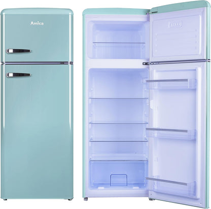 Amica KGC 15632 T Réfrigérateur-Congélateur Autoportante 208 L E Bleu